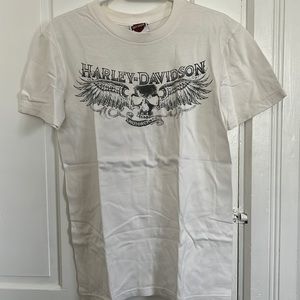 Harley Davidson Skull-Wings Tshirt ☠️🏍